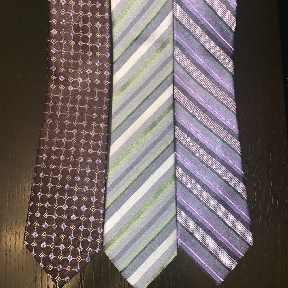 3️⃣ Assorted Men’s ties. All only worn once!